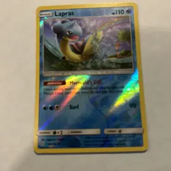 2019 Pokemon Lapras 36/236 Sm-Unified Minds Reverse Holo NM - Image 1