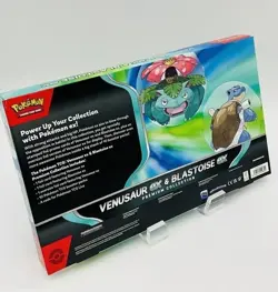 Pokemon Venusaur EX & Blastoise EX Premium Collection - Sealed Box with 10 Boost - Image 2