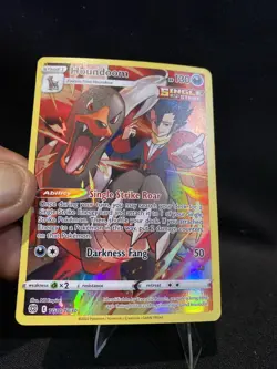 Pokemon 2022 Brilliant Stars Ultra Rare Trainer Gallery #TG10/TG30 HOUNDOOM - Image 3