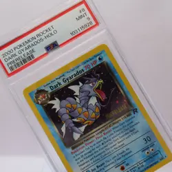 Pokemon TCG - Dark Gyarados 8/82 PRERELEASE Team Rocket Holo Rare - PSA 9 MINT - Image 1