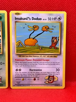 Pokemon Tcg ImakuniU's Doduo 112/108 & Exeggutor 109/108 Secret Rare Non Holo - Image 3