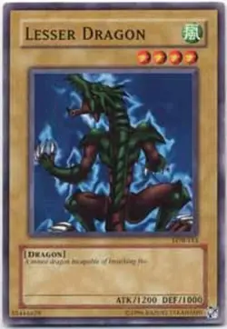 4x Near Mint Lesser Dragon - LOB-113 - Common - 1st Edition - YuGiOh - Image 1