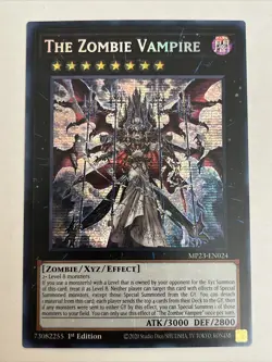 Yu-gi-oh! TCG 1x The Zombie Vampire MP23-EN024 Prismatic x1 YUGIOH! DARK NM - Image 1