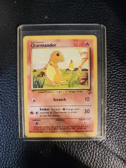 Pokemon TCG Charmander 1st Edition Base Set Shadowless Card 046/102 - Image 1