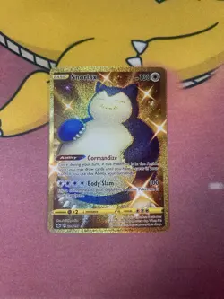Pokemon TCG Snorlax Sword & Shield Chilling Reign Holo Card 224/198 Secret Rare - Image 1