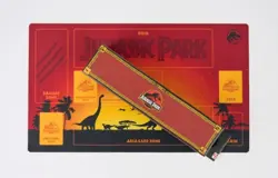 Jurassic Park TCG Card Game Original Play Mat SUNSET Mouse Pad Sealed In Box - Image 3