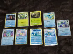 Pokemon Card SEADRA/HORSEA/SCYTHER/BULBASAUR Lot of 9-NO DOUBLES - Image 1