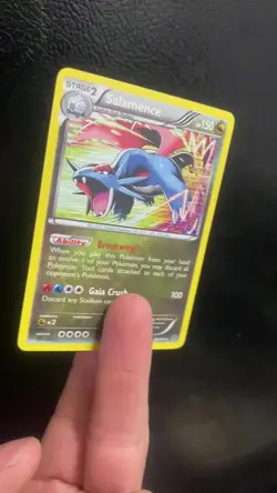 Pokemon 2013 Salamence 64/101 Plasma Blast Holo Card NM - Image 2