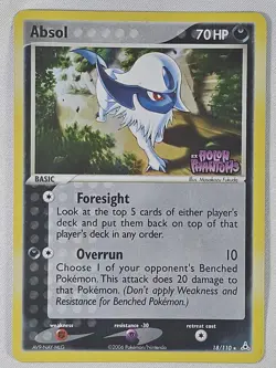 Absol 18/110 Reverse Holofoil Rare EX Holon Phantoms Stamped - Pokemon Card - NM - Image 1