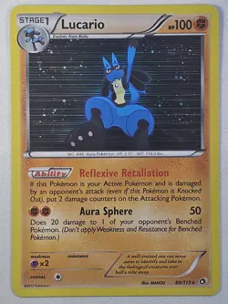Lucario 80/113 Holo [Legendary Treasures Set] - NM - POKEMON CARD - Image 1