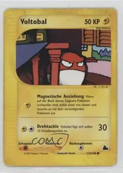 Voltorb German Pokemon e-Card Series Skyridge #113 2003 - Image 1