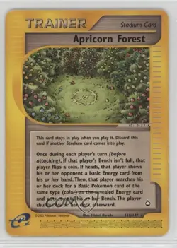 Apricorn Forest Pokemon e-Card Series Aquapolis #118 2002 - Image 1
