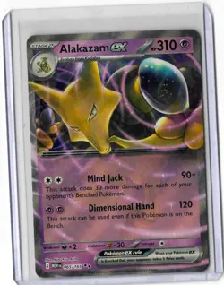 Alakazam ex 065/165 Sv: Scarlet & Violet 151 Holo, pokemon card - Image 1