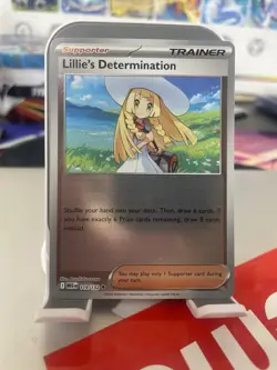 Lillie's Determination Reverse Holo Trainer 119/132 Mega Evolution Pokemon Card - Image 1