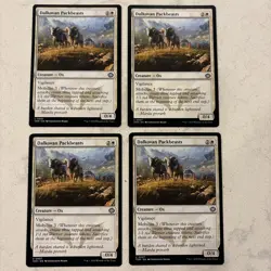 Magic the Gathering MTG Dalkovan Packbeasts Play Set Of 4 - Image 1