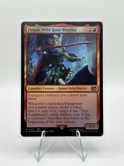 Firion, Wild Rose Warrior - Foil Card - Final Fantasy (FIN) - MTG Rare #137 - Image 2