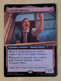 MTG J. Jonah Jameson Foil Promo Magiccon Exclusive Atlanta RARE LIMITED - Image 1