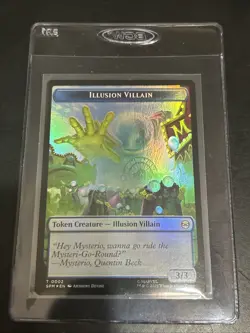 Illusion Villain | Spider Double Sided Token [Marvel's Spider-Man] MTG - Image 1