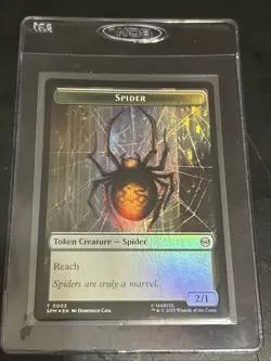 Illusion Villain | Spider Double Sided Token [Marvel's Spider-Man] MTG - Image 2
