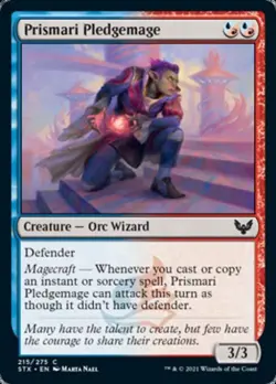 Prismari Pledgemage -Foil Light Play MTG Strixhaven - Image 1