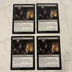 Magic the Gathering MTG Trespasser's Curse Play Set Of 4 - Image 1
