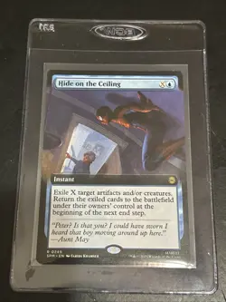 Hide on the Ceiling (Extended Art) 0249 (R) MTG Marvel's Spider-Man (SPM) - Image 1