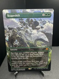 MTG SPG Special Guests Scapeshift Borderless Regular Mythic NM - Image 1