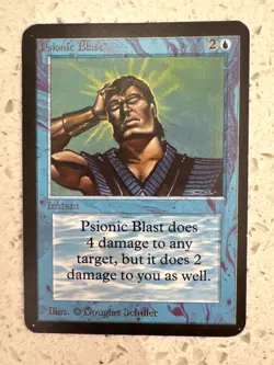 1x MTG Psionic Blast Alpha Edition Near Mint Magic the Gathering Old School - Image 1