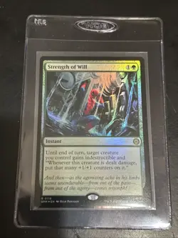 Foil Strength of Will [Marvel's Spider-Man] MTG - Image 1