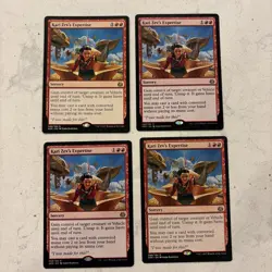 Magic the Gathering MTG Kari Zev's Expertise Play Set Of 4 - Image 1