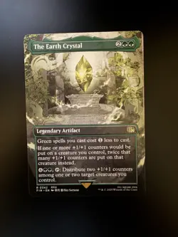 MTG Final Fantasy English The Earth Crystal Borderless 0342 Non-Foil - Image 1
