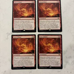 Magic the Gathering MTG Aria Of Flame Play Set Of 4 - Image 1