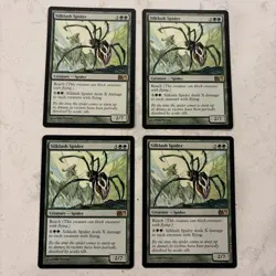 Magic the Gathering MTG Silklash Spider Play Set Of 4 - Image 1
