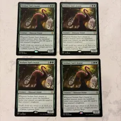 Magic the Gathering MTG Verdant Sun's Avatar Play Set Of 4 - Image 1