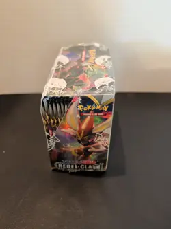 Pokemon TCG Rebel Clash Booster Box Sealed With Minor Dings Or Dents 1 Gtg - Image 5