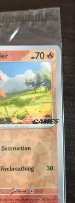 Pokemon TCG Charmander 004/165 EB Games Stamped Promo SEALED - Pokemon 151 - Image 4