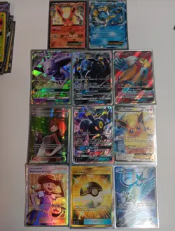 Pokemon Bulk Lot Flareon Vaporeon Umbreon Ultra BALL TRAINERS GX HOLOS EX RARE - Image 1