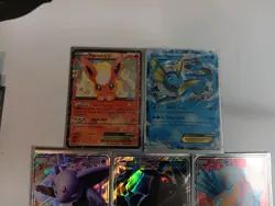 Pokemon Bulk Lot Flareon Vaporeon Umbreon Ultra BALL TRAINERS GX HOLOS EX RARE - Image 5