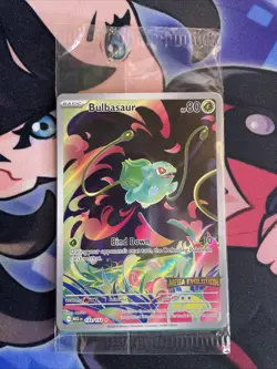 Bulbasaur 133/132 Illustration Rare Pokemon Mega Evolution STAMPED SEALED - Image 1