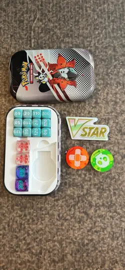 Pokemon Mini Tin With 3D Print Insert And TCG Accessories - Image 2