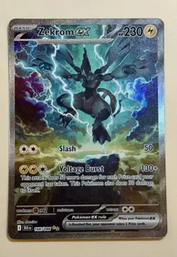 2025 Pokemon SV Black Bolt BLK EN Zekrom ex Special Illustration Rare #166/086 - Image 1