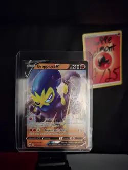 Grapploct V 032/073 Full Art Holo Ultra Rare Champion's Path Pokemon TCG - Image 1