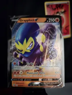 Grapploct V 032/073 Full Art Holo Ultra Rare Champion's Path Pokemon TCG - Image 3
