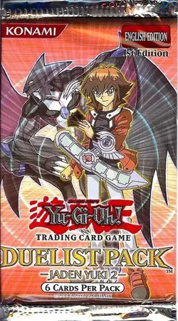 Yugioh GX 1st Edition Duelist Pack Jaden Yuki 2 Sealed - Image 1