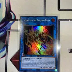 YuGiOh! Laevateinn the Burning Blade DOOD-EN053 Super Rare 1st Edition Near Mint - Image 1