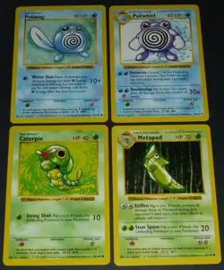 24 Card Lot Vintage Pokemon Shadowless Charmander Squirtle Wartortle Uncommon - Image 4