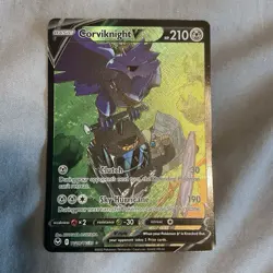 Pokemon Card Corviknight V TG18/TG30 Silver Tempest Trainer Gallery Rare NM - Image 1