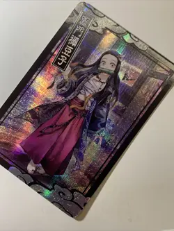 Nezuko Kamado Demon Slayer Holo Foil ACG Sexy Goddess Anime Doujin Art Card Sexy - Image 3