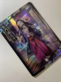 Nezuko Kamado Demon Slayer Holo Foil ACG Sexy Goddess Anime Doujin Art Card Sexy - Image 4