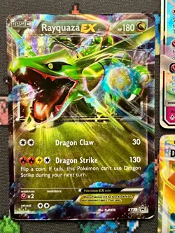 Rare Pokemon Card HP Lot - Binder bundle card lot - Tag Team, Rayquaza, Sylveon - Image 3